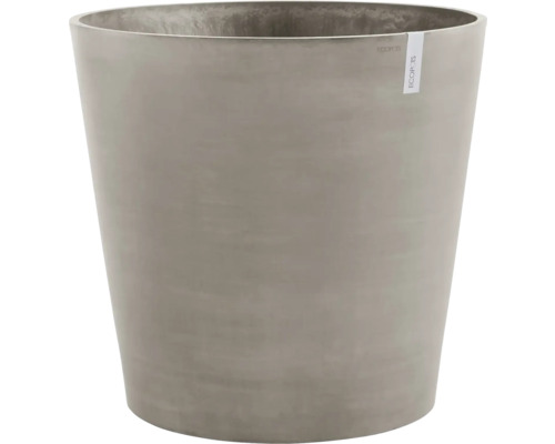 Květináč Ecopots Amsterdam plastový Ø 95,2 cm 100,2 x 100,2 x 88,7 cm hnědý Šedý plastový květináč