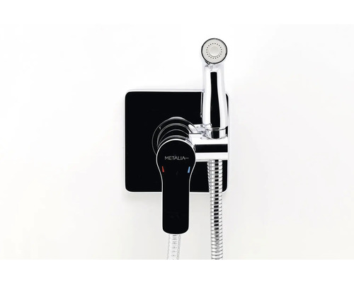 Bidetová baterie s sprchovou hadicí a držákem