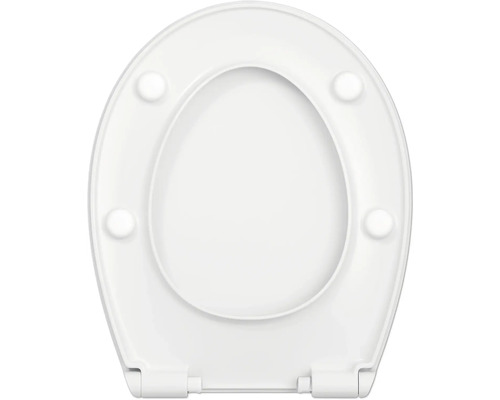 Plastové WC sedátko, pohled shora