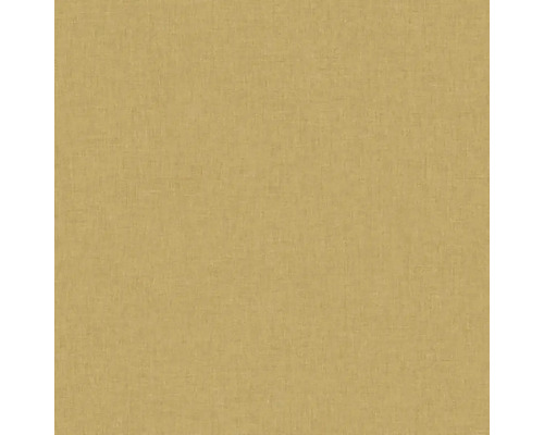 Vliesová tapeta Green&Co okrová UNI 0,53x10,05 m Detailní záběr jednobarevné tapety s lehkou texturou