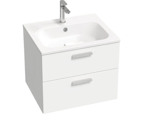 Koupelnová skříňka pod umyvadlo RAVAK Chrome II bílá vysoce lesklá 600 x 500 x 490 mm X000001772