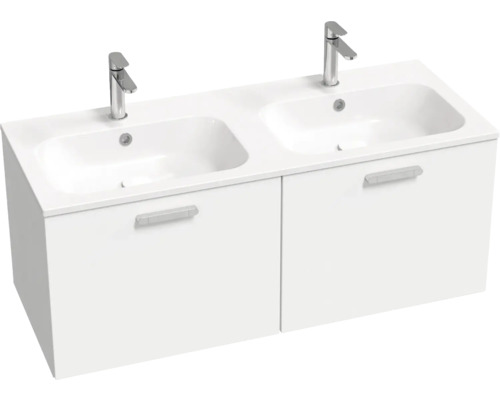 Koupelnová skříňka pod umyvadlo RAVAK Chrome II bílá vysoce lesklá 1200 x 470 x 490 mm X000001775 Koupelnová skříňka pod umyvadlo RAVAK Chrome II bílá vysoce lesklá 1200 x 470 x 490 mm X000001775
