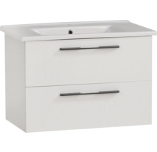 Skříňka pod umyvadlo se dvěma zásuvkami a umyvadlem na desku