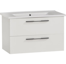 Skříňka pod umyvadlo se dvěma zásuvkami a integrovaným umyvadlem