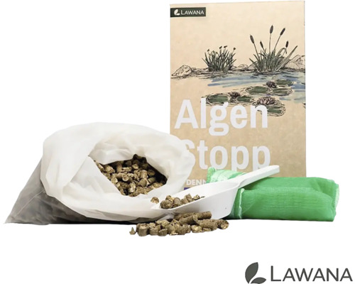 Produktová sada Lawana Algen Stopp sáčkem, dávkovací lžící a aplikačním sáčkem