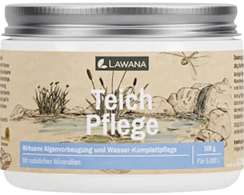 Prevence proti řasám, kompletní péče o vodu v jezírku Lawana Teich Pflege 500 g