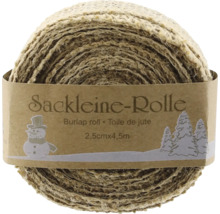 Jutová role, 2,5 cm x 4,5 m, pro ruční práce a dekorace