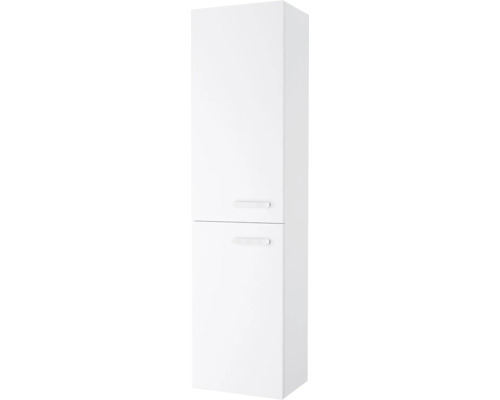 Koupelnová skříňka vysoká RAVAK Chrome II bílá vysoce lesklá 390 x 1500 x 290 mm X000001780