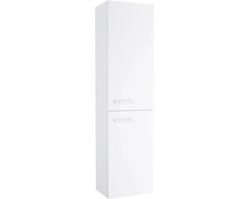 Koupelnová skříňka vysoká RAVAK Chrome II bílá vysoce lesklá 390 x 1500 x 290 mm X000001781