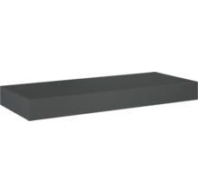 Deska pod umyvadlo bez výřezu Jungborn antracit matný 121 x 46 x 12 cm