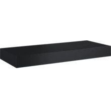 Deska pod umyvadlo bez výřezu Jungborn černá matná 121 x 46 x 12 cm