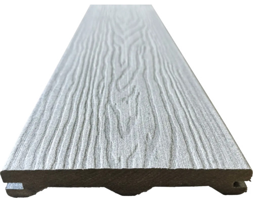 Terasové prkno WPC TERAFEST Wood 22x137x3000 mm světle šedé Terasa z plastu