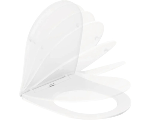 Plastové záchodové sedátko s automatickým sklápěním