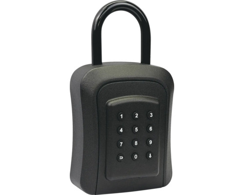 Bezpečnostní schránka KB.E2 ocelová pro uložení klíčů a karet s elektromotorickým zámkem s třmenem