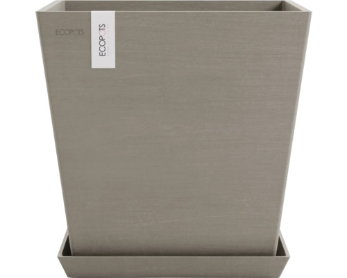 Čtvercový květináč s podšálkem