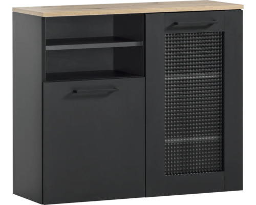 Komoda s jedněmi dvířky, jednou zásuvkou a dvěma policemi