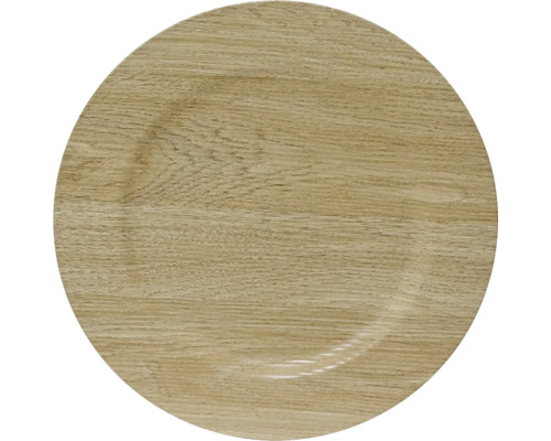 Dřevěný talíř, kulatý