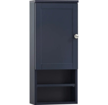 Koupelnová skříňka s dvířky a dvěma otevřenými policemi