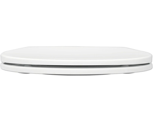 Bílé záchodové prkénko