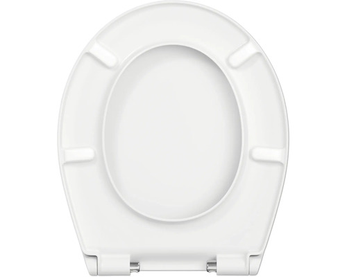 Plastové záchodové prkénko, pohled shora