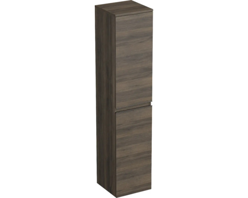 Koupelnová skříňka vysoká Jungborn TRENTA dub tabák gladstone 35 x 161,8 x 35 cm Vysoká skříňka se dvěma dvířky do koupelny