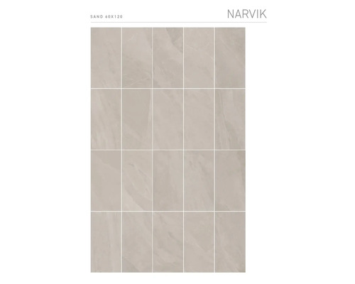 Vzor dlaždic Narvik Sand 40x120