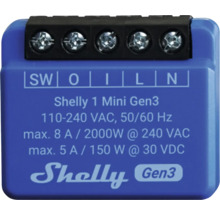Spínač WLAN Shelly 1 Mini Gen3