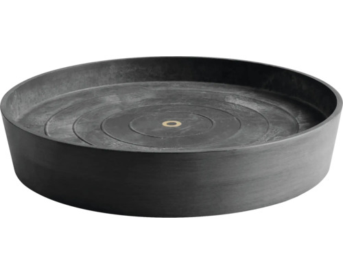 Miska pod květináč Ecopots s kolečky plastová Ø 49,3 cm x 51 x 10,1 cm tmavě šedá Plastový vozík na květináče