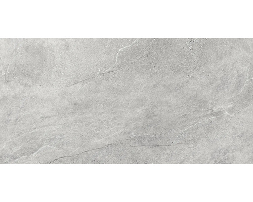 Šedá podlahová dlaždice se vzhledem kamene