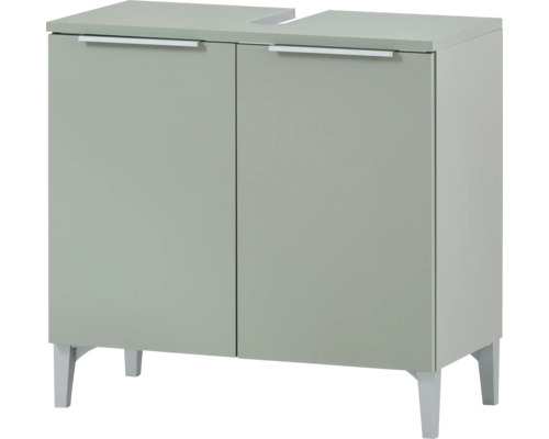 Skříňka pod umyvadlo se dvěma dvířky a nožičkami