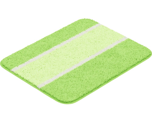 Zelená koupelnová předložka s pruhy