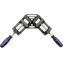 Rohová svěrka pro upevnění obrobků v úhlu 90 stupňů