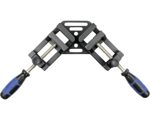 Rohová svěrka pro upevnění obrobků v úhlu 90 stupňů