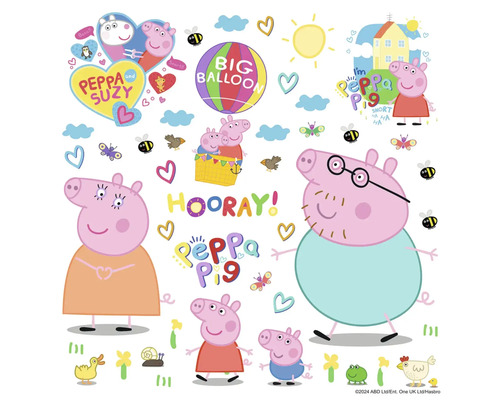 Samolepka Peppa Pig 30x30cm