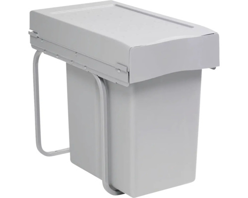 Odpadkový koš s víkem a kovovým rámem pro montáž v kuchyni