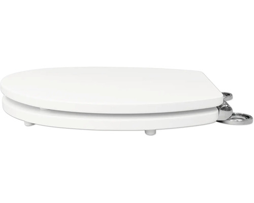 Toaletní sedátko z plastu s chromovými panty