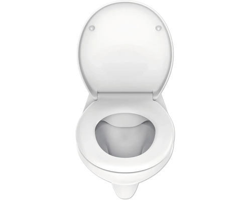 Toaleta s otevřeným záchodovým prkénkem