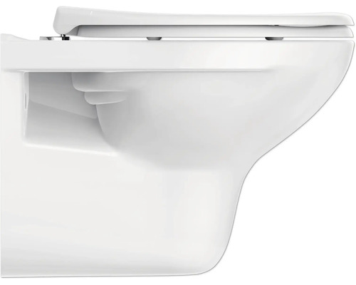 Závěsný záchod z keramiky se záchodovým prkénkem