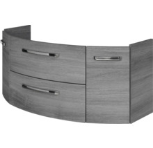 Koupelnová skříňka pod umyvadlo Jungborn VENTITRE grafit 116,3 x 49,2 x 46 cm