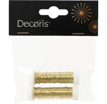 Decoris zlatý drátek na tvoření na cívkách v balení