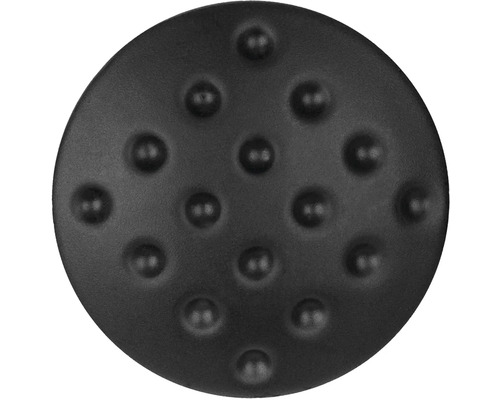 Kulatý plastový kluzák na nábytek s výstupky