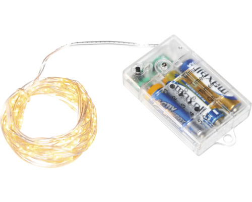 LED světelný řetěz na baterie s funkcí časovače