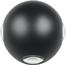 Černé kulové svítidlo pro vnitřní použití