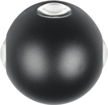 Černý kulový nábytkový knoflík