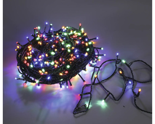 Světelný řetěz s barevnými LED žárovkami