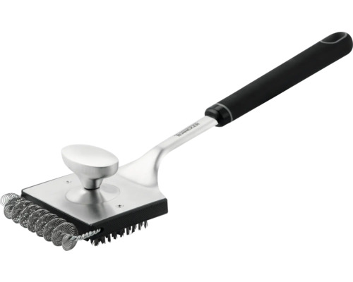 Grilovací kartáč s rukojetí a spirálou
