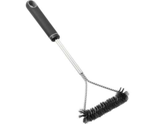 Grilovací kartáč s rukojetí a hlavou s kartáčem