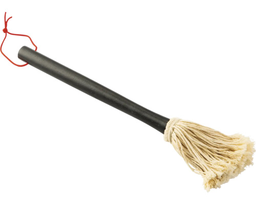 Mop s dřevěnou tyčí a bavlněnými třásněmi