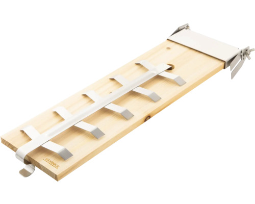 Dřevěná deska Jenniker s kovovým držákem