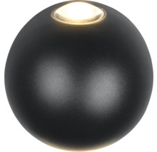 Černé kulové svítidlo